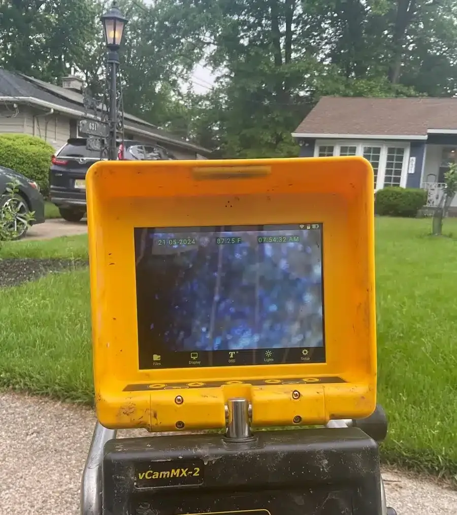 Sewer camera inspection