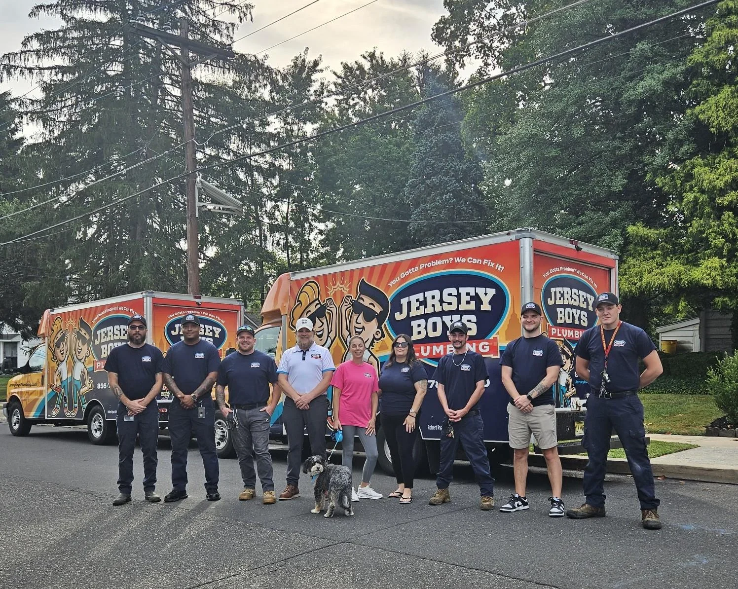 Jersey Boys Plumbing team